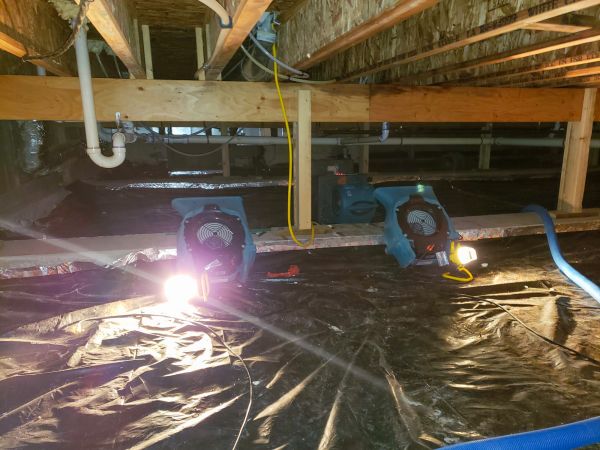 Crawlspace Water Removal in Fayetteville